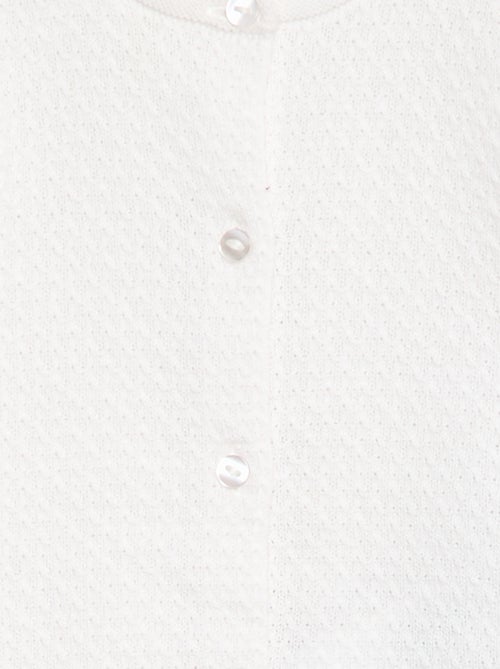 Gilet in maglia operata tinta unita - Kiabi