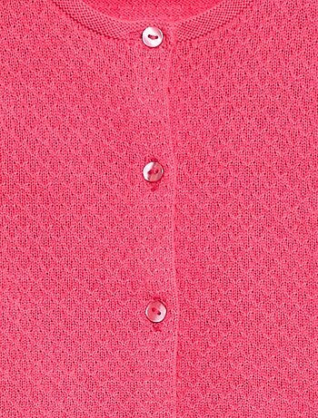 Gilet in maglia operata tinta unita