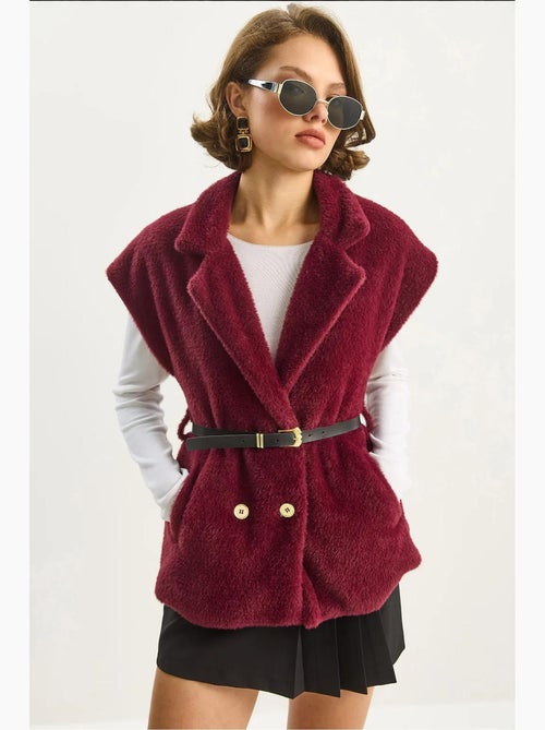 Gilet in maglia plush lucci - Kiabi Gilet in maglia plush lucci - Kiabi