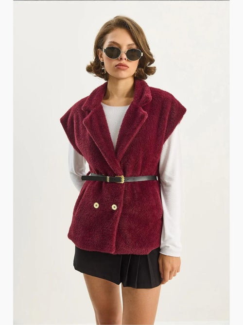 Gilet in maglia plush lucci - Kiabi Gilet in maglia plush lucci - Kiabi