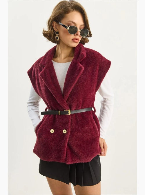 Gilet in maglia plush lucci - Kiabi Gilet in maglia plush lucci - Kiabi