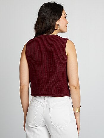 Gilet in maglia