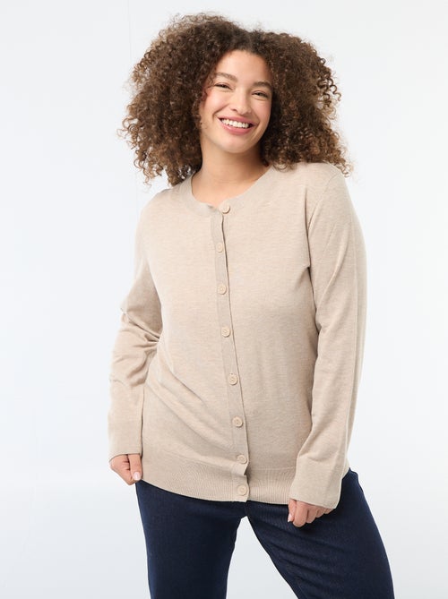 Gilet in maglia tinta unita - Kiabi