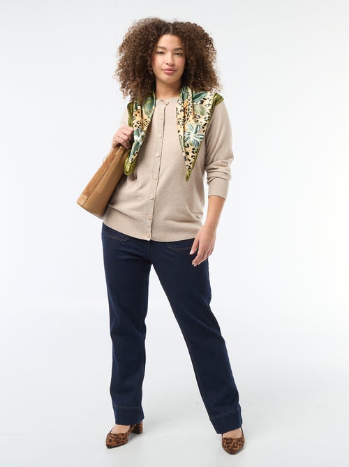 Gilet in maglia tinta unita - Kiabi