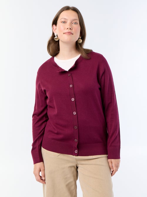 Gilet in maglia tinta unita - Kiabi