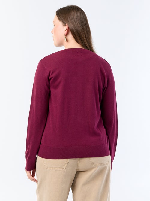 Gilet in maglia tinta unita - Kiabi