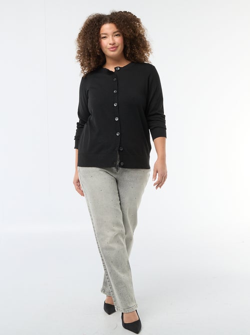 Gilet in maglia tinta unita - Kiabi