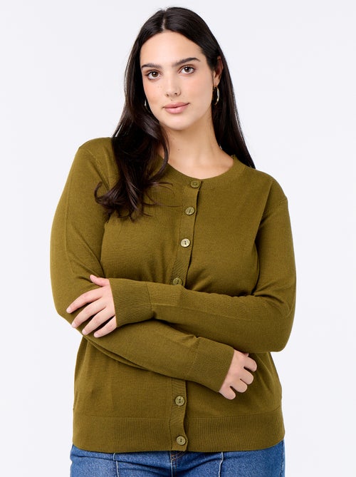 Gilet in maglia tinta unita - Kiabi