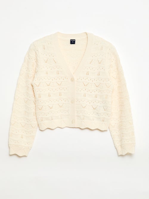 Gilet in maglia traforata - Kiabi