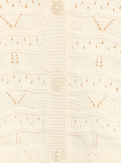 Gilet in maglia traforata - Kiabi