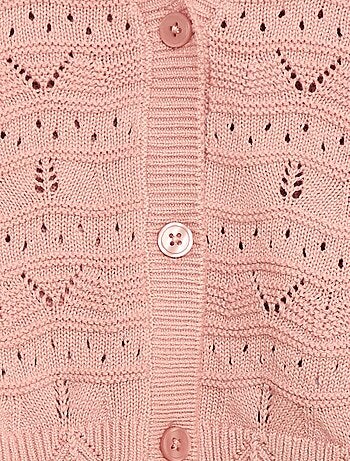 Gilet in maglia traforata