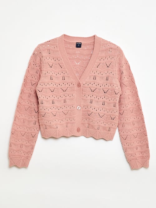 Gilet in maglia traforata - Kiabi