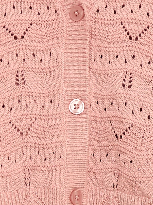 Gilet in maglia traforata - Kiabi