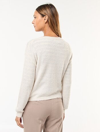 Gilet in mohair e misto lana