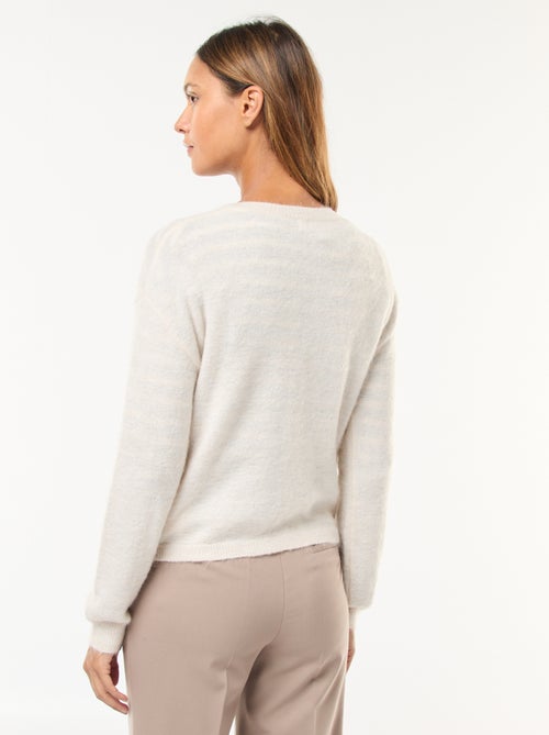 Gilet in mohair e misto lana - Kiabi