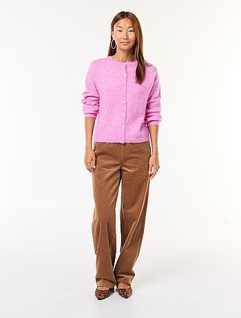 Gilet in mohair e misto lana