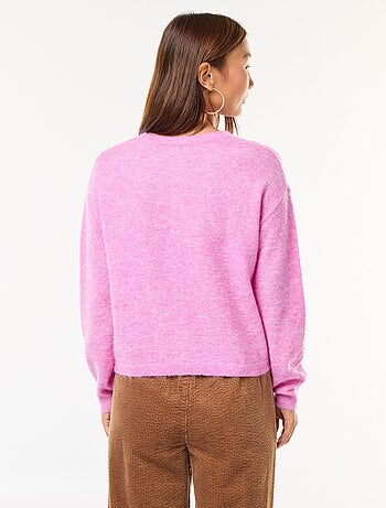 Gilet in mohair e misto lana
