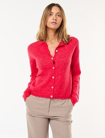 Gilet in mohair e misto lana