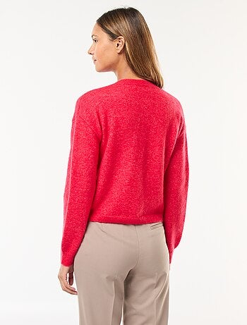 Gilet in mohair e misto lana