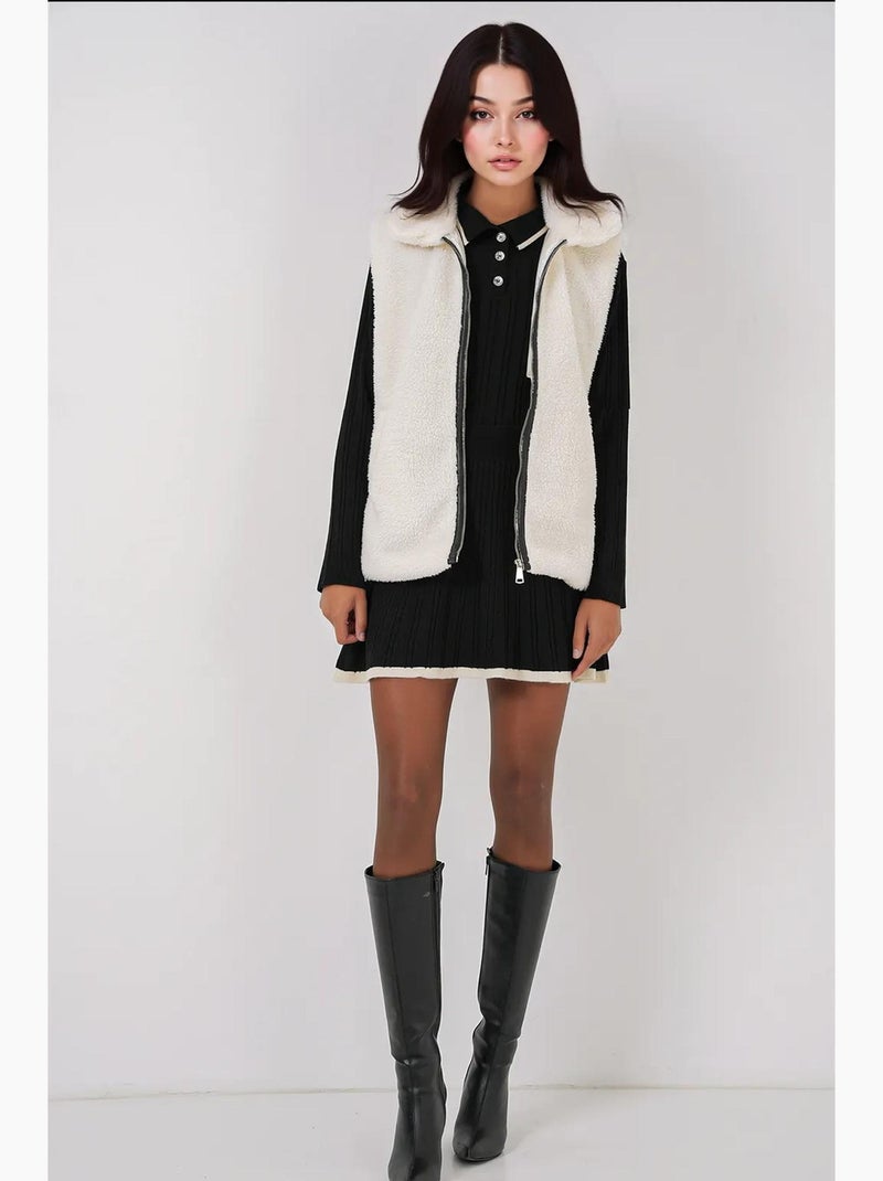 Gilet in pelliccia sintetica bdart Bianco - Kiabi