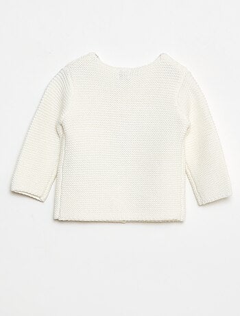 Gilet in maglia operata