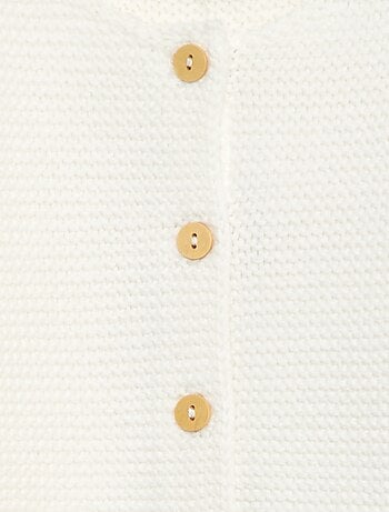 Gilet in maglia operata
