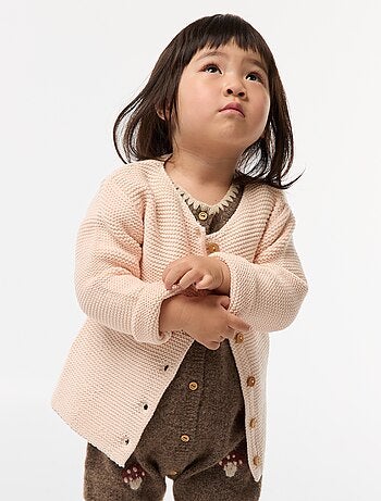 Gilet in maglia operata