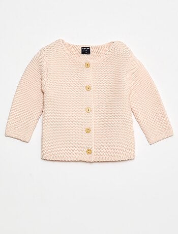 Gilet in maglia operata
