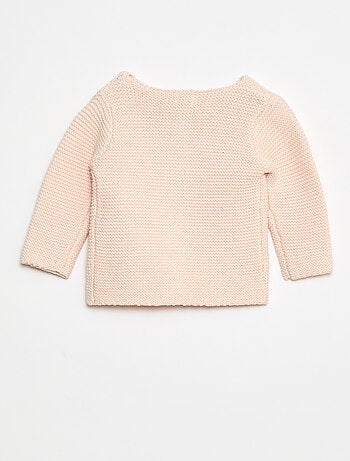 Gilet in maglia operata
