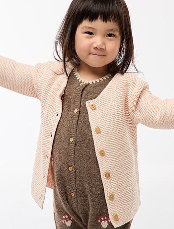 Gilet in maglia operata