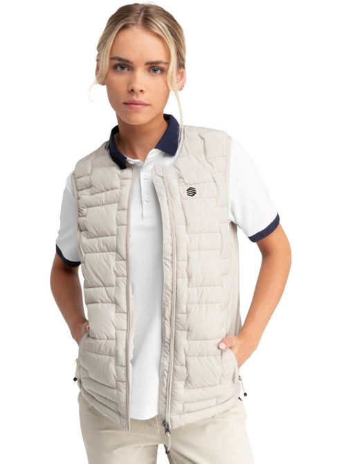 Gilet isolante da golf da donna golf donna royal-w sand - Kiabi Gilet isolante da golf da donna golf donna royal-w sand - Kiabi