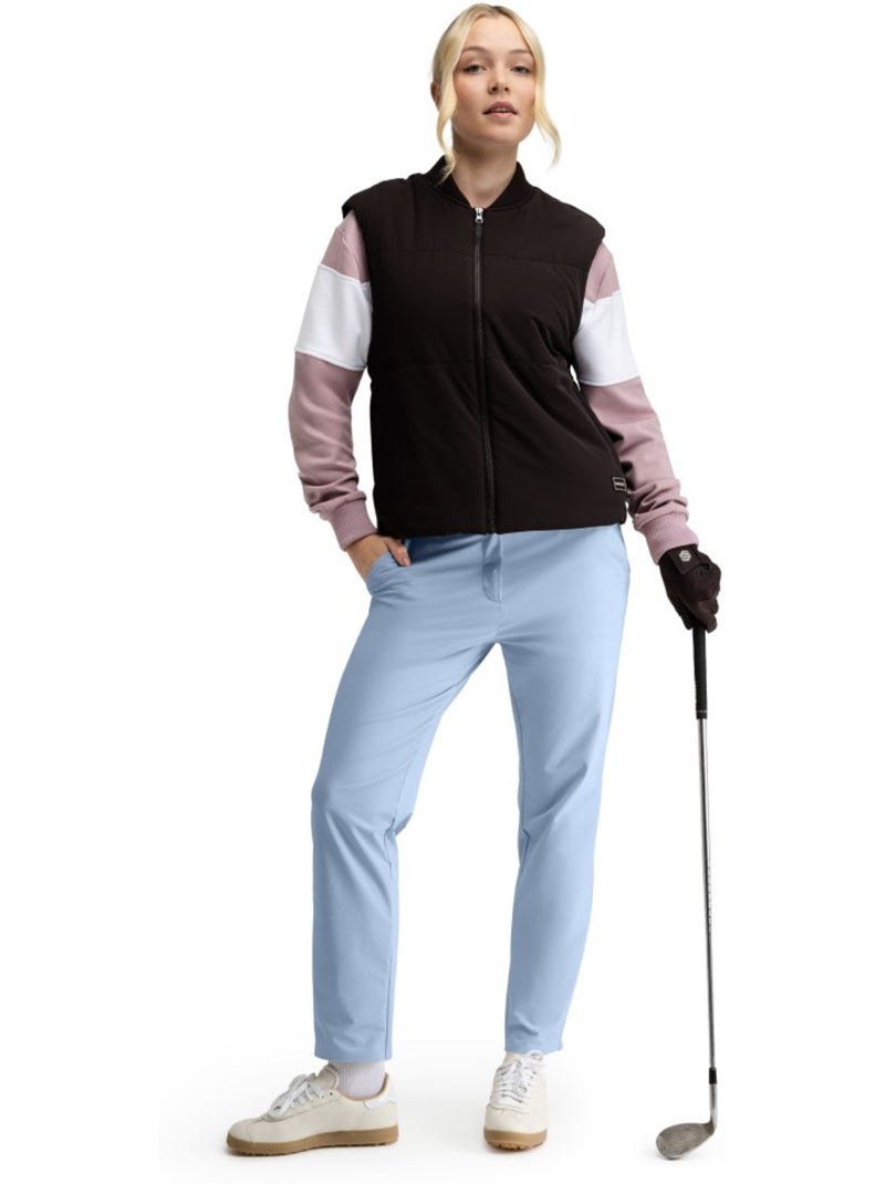 Gilet isolante da golf da donna golf donna wedge-w dark Marrone - Kiabi