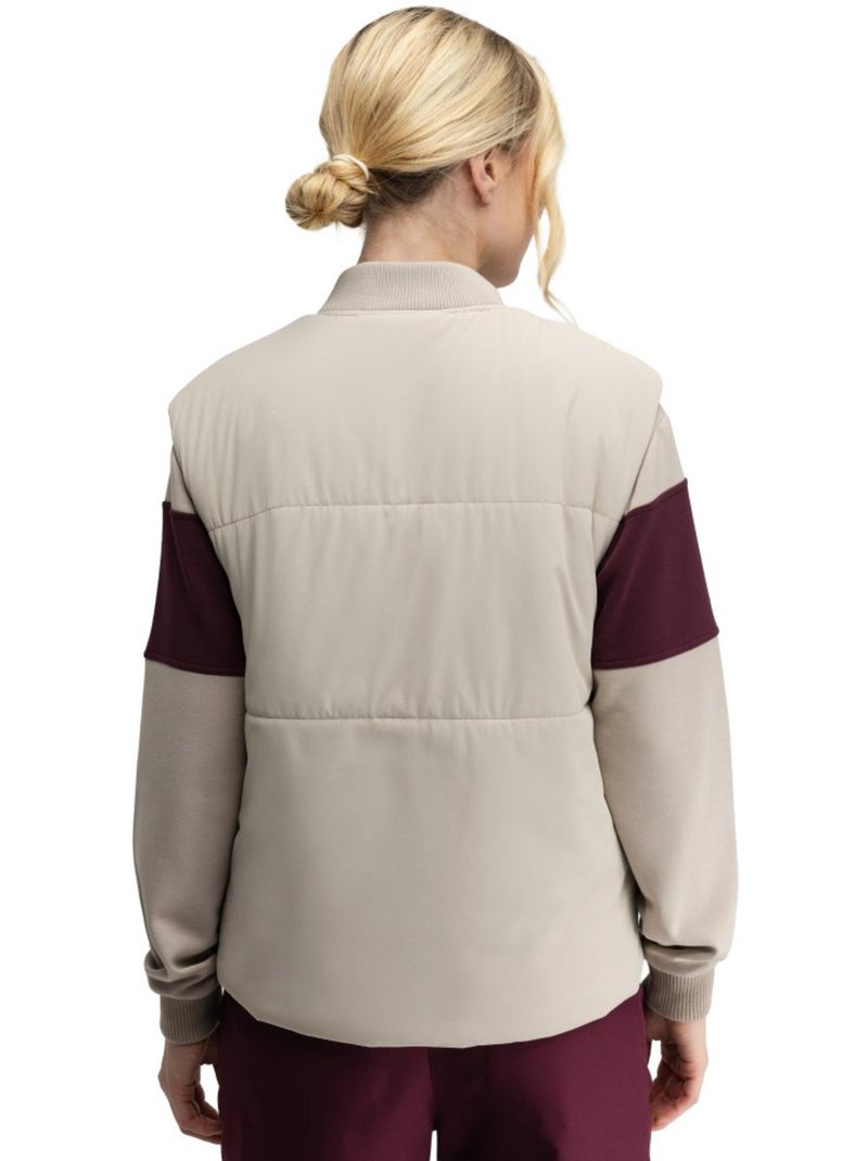 Gilet isolante da golf da donna golf donna wedge-w sand Beige - Kiabi
