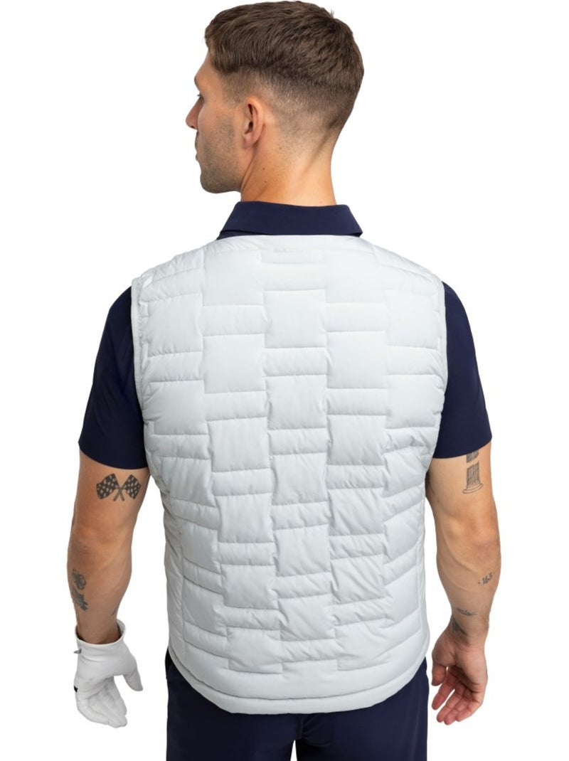 Gilet isolante da golf da uomo golf uomo royal gray Bianco Grigio - Kiabi