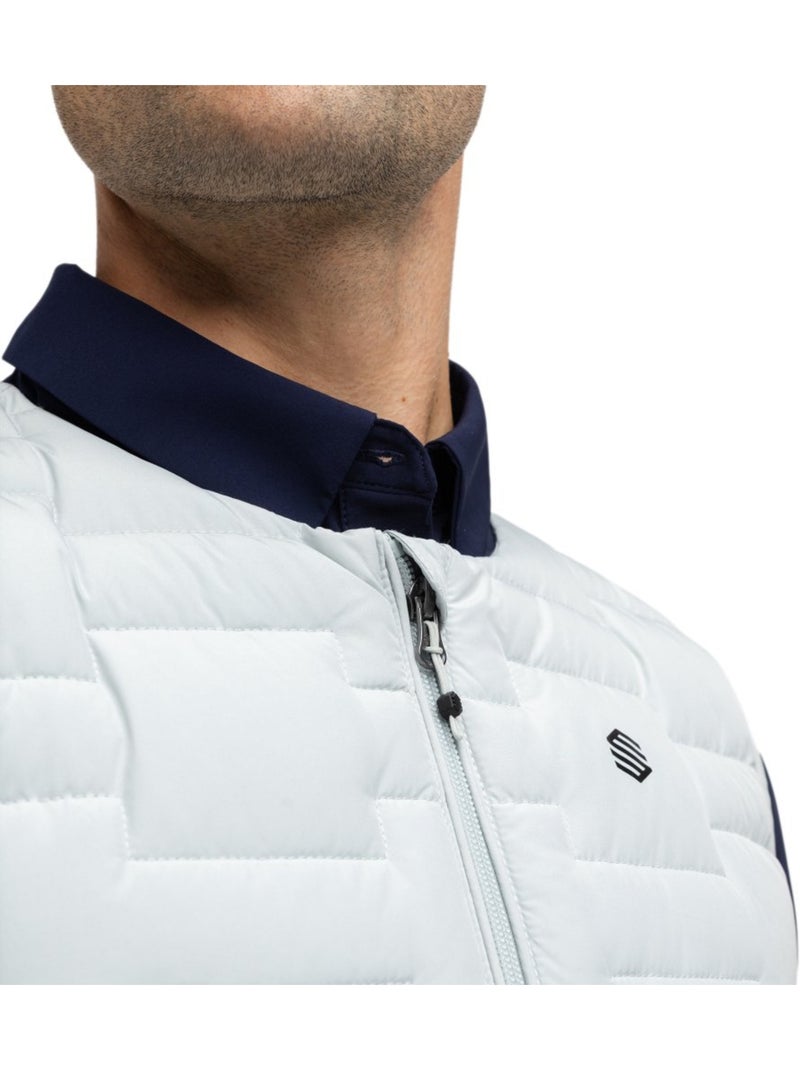 Gilet isolante da golf da uomo golf uomo royal gray Bianco Grigio - Kiabi