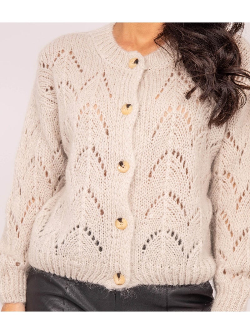 Gilet KAMILIA Beige - Kiabi