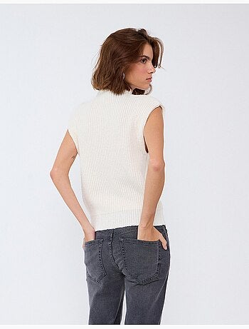 Gilet lavorato a maglia, mo fashion