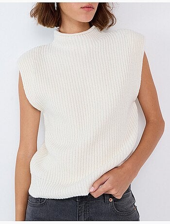 Gilet lavorato a maglia, mo fashion