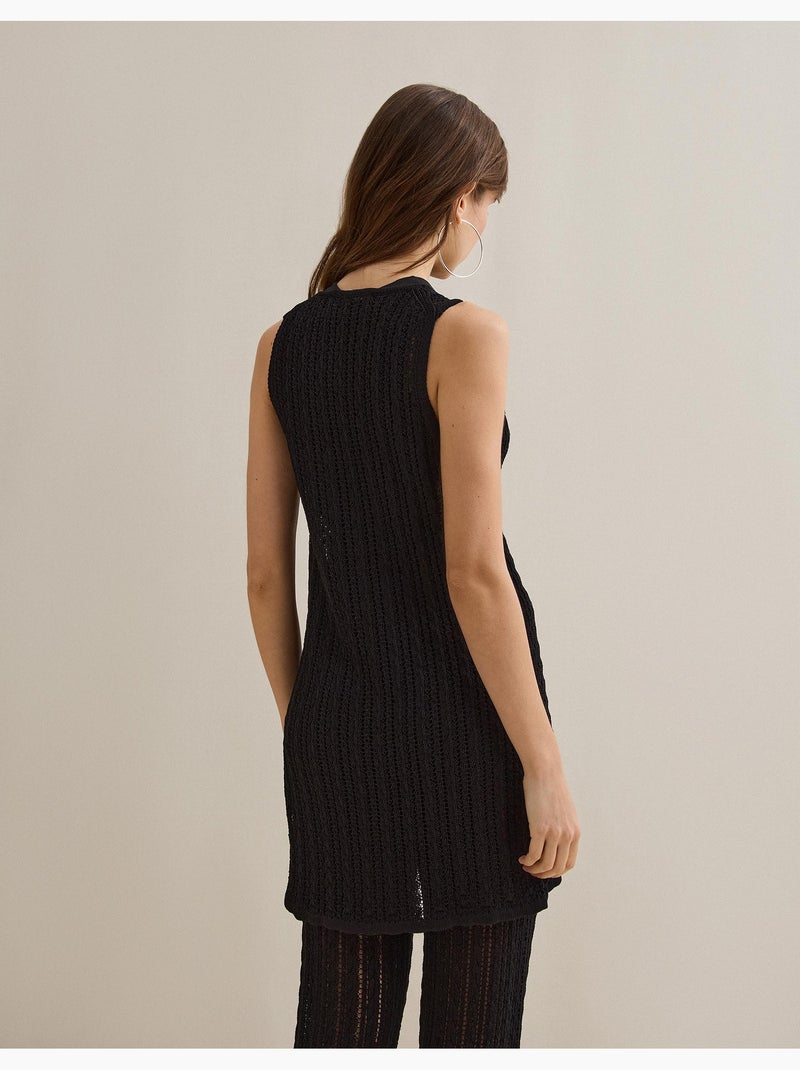 Gilet lavorato a maglia, MO Fashion Nero - Kiabi