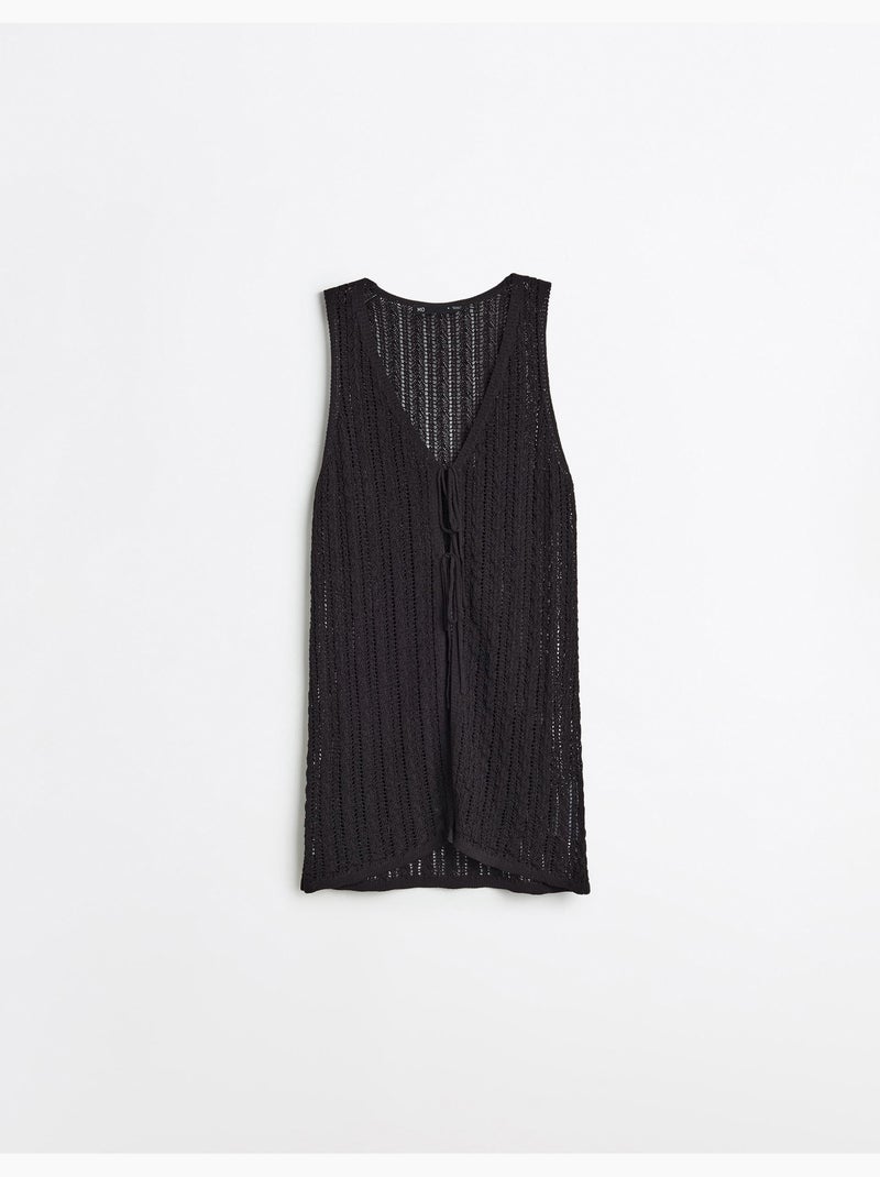 Gilet lavorato a maglia, MO Fashion Nero - Kiabi