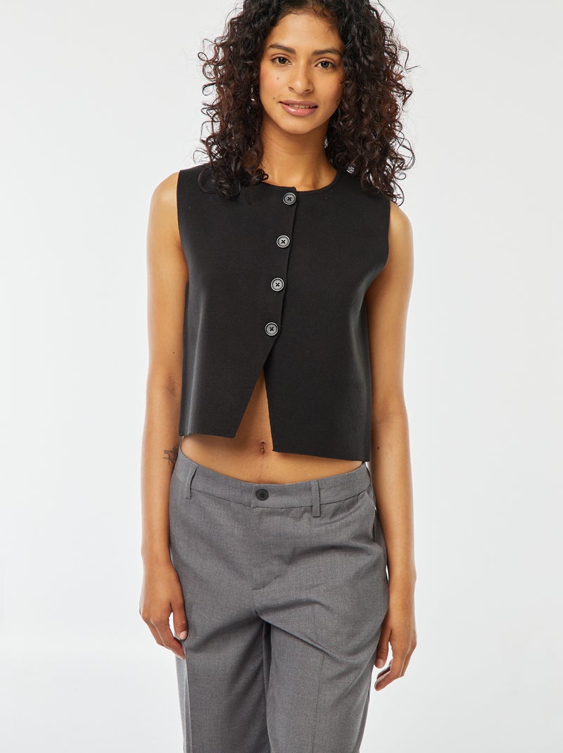Gilet leggero nero - Kiabi