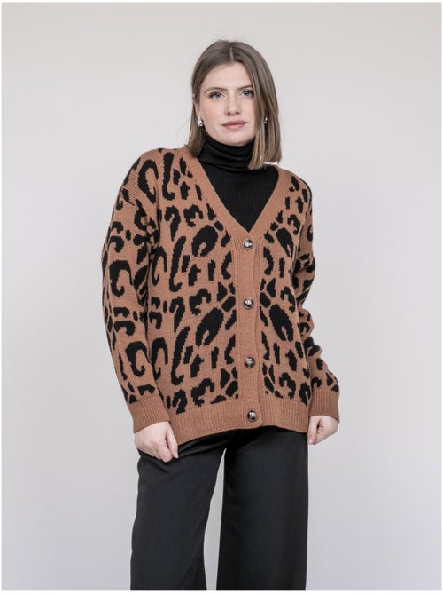 Gilet leopardato KATLINE - Kiabi