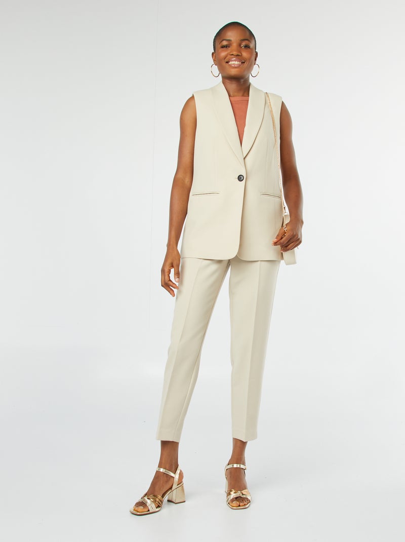 Gilet longue senza maniche GRIGIO - Kiabi