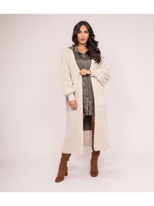 Gilet lungo aperto KILIAN - Kiabi