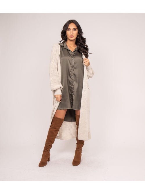 Gilet lungo aperto KILIAN - Kiabi