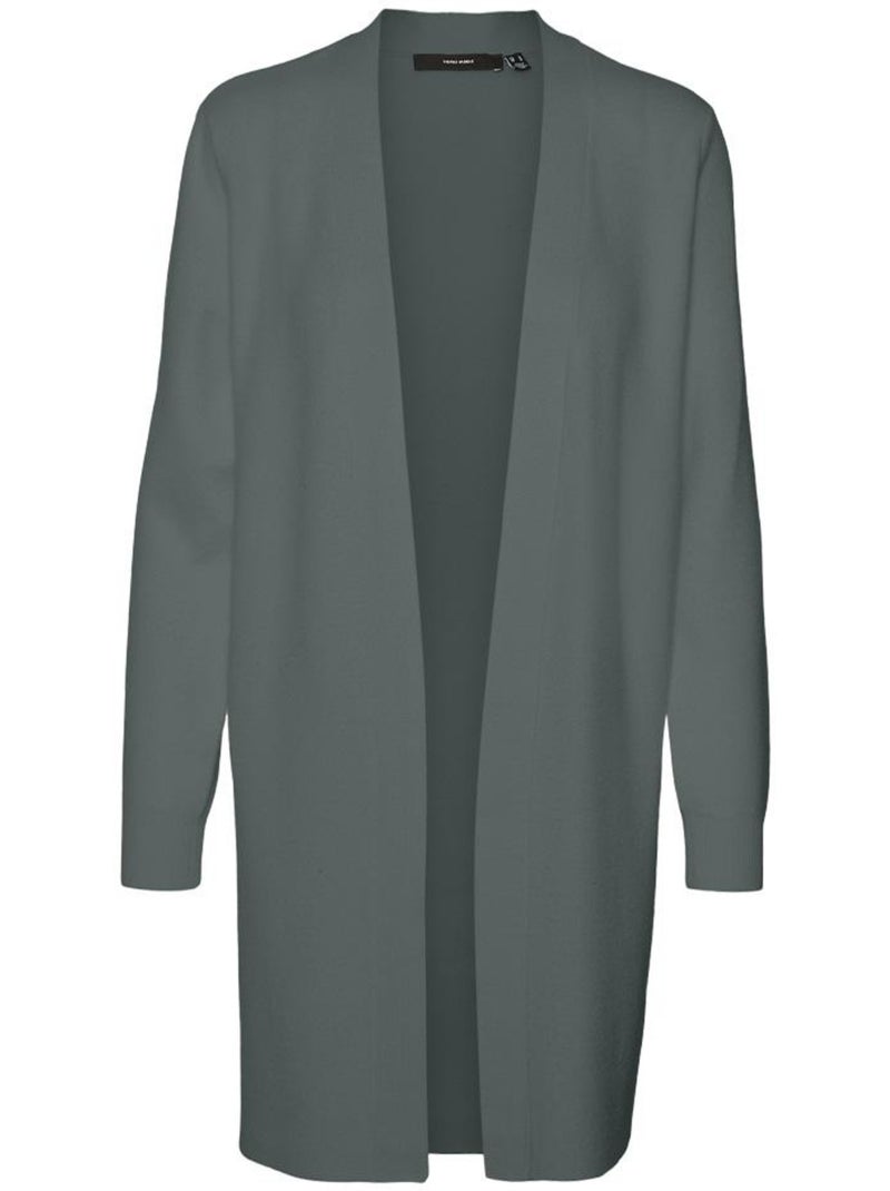 Gilet Lungo da Donna Vero Moda Verde - Kiabi