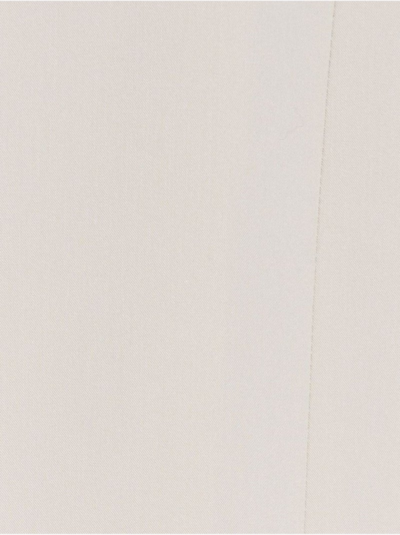 Gilet lungo in crêpe tessuto con dettaglio cut-out dilvin Crema - Kiabi