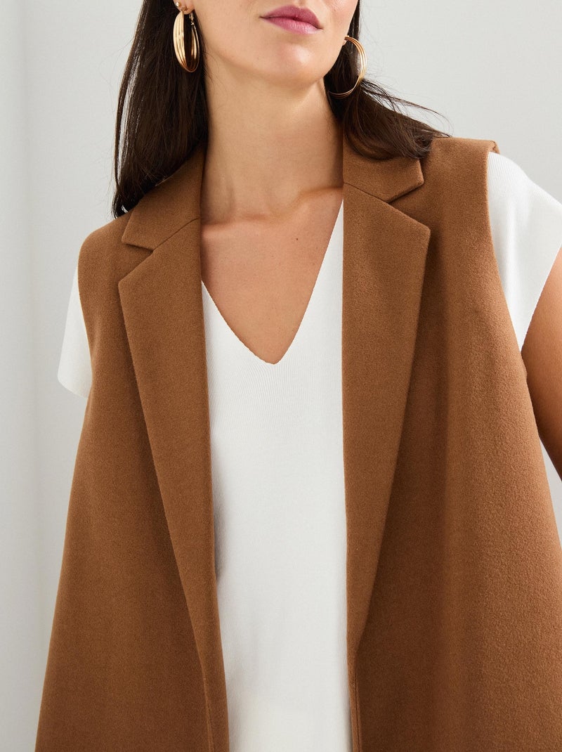 Gilet lungo, MO Fashion Beige - Kiabi