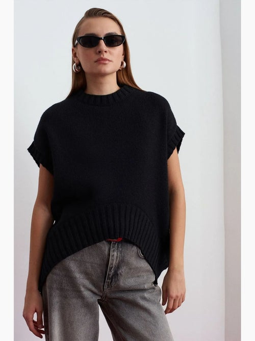 Gilet maglione in maglia a coste oversize dilvin - Kiabi Gilet maglione in maglia a coste oversize dilvin - Kiabi