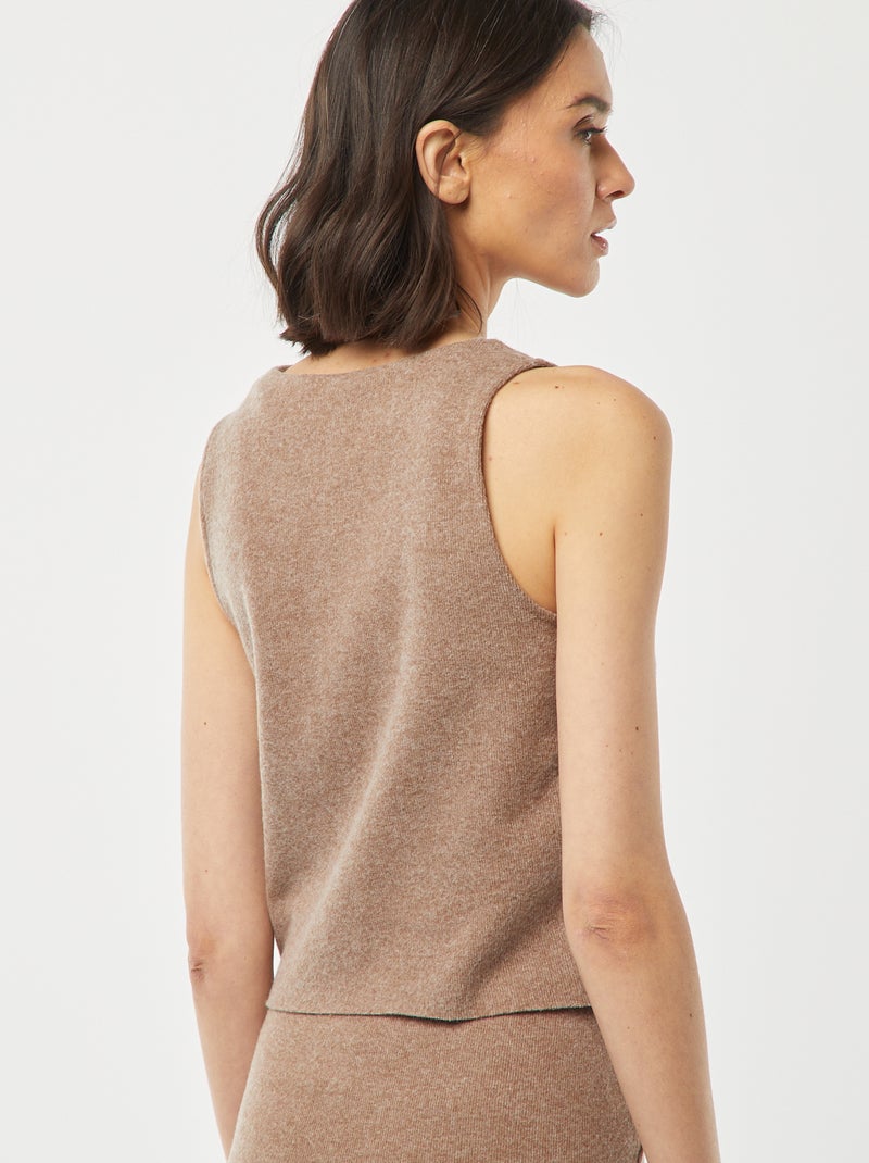 Gilet Marrone - Kiabi